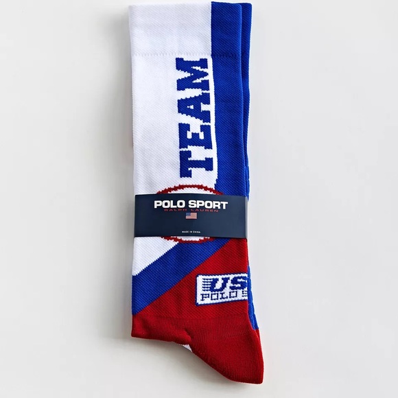 Polo RALPH LAUREN Men's Socks Motorcross Kit Crew Socks - Picture 1 of 4